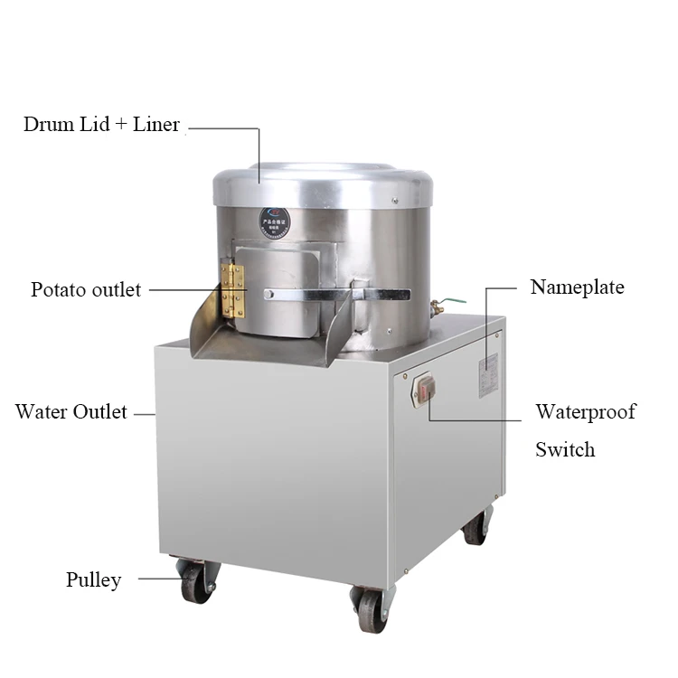 potato peeling machine potato peeling machine