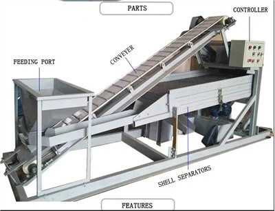 Pistaatsiapähklite koorimismasin